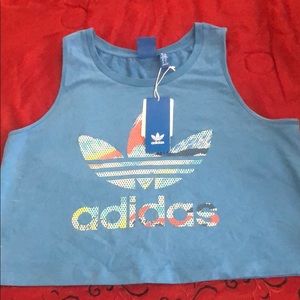 adidas Tops - Brand New Adidas Crop/Muscle Shirt♥️ adidas Tops - Brand New Adidas Crop/Muscle Shirt♥️